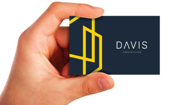 Davis Construction Business Card